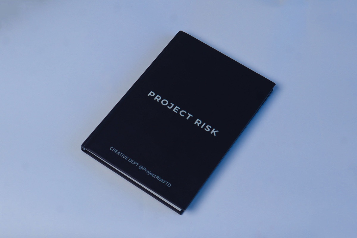 The Project Risk hard cover journal